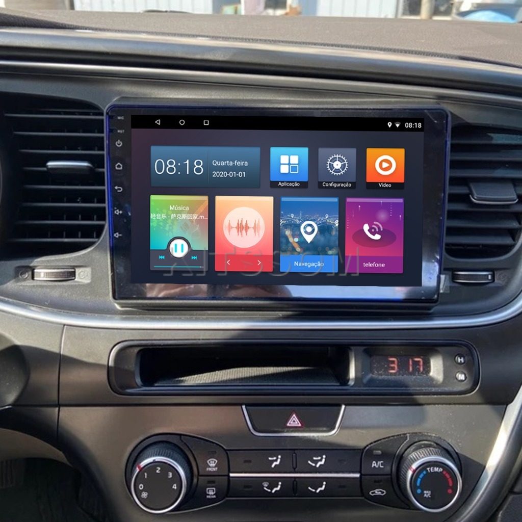 Multimídia Kia Optima 2015 2016 2017 2018 2019 V2 Carplay 9" 2014-V2 CAR AUDIO-Kitssom