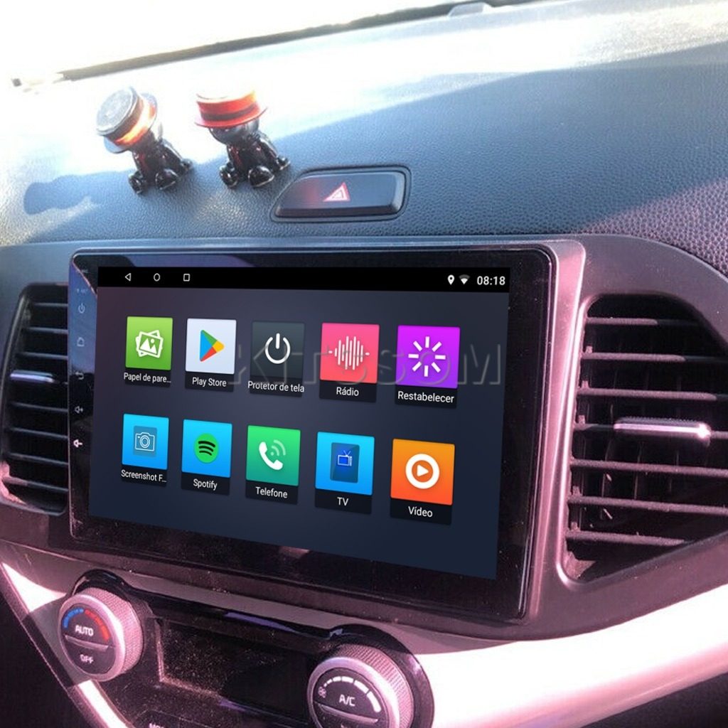 Multimídia Kia Picanto 2013 2014 2015 2016 2017 V2 Carplay 9" 2011 2012-V2 CAR AUDIO-Kitssom