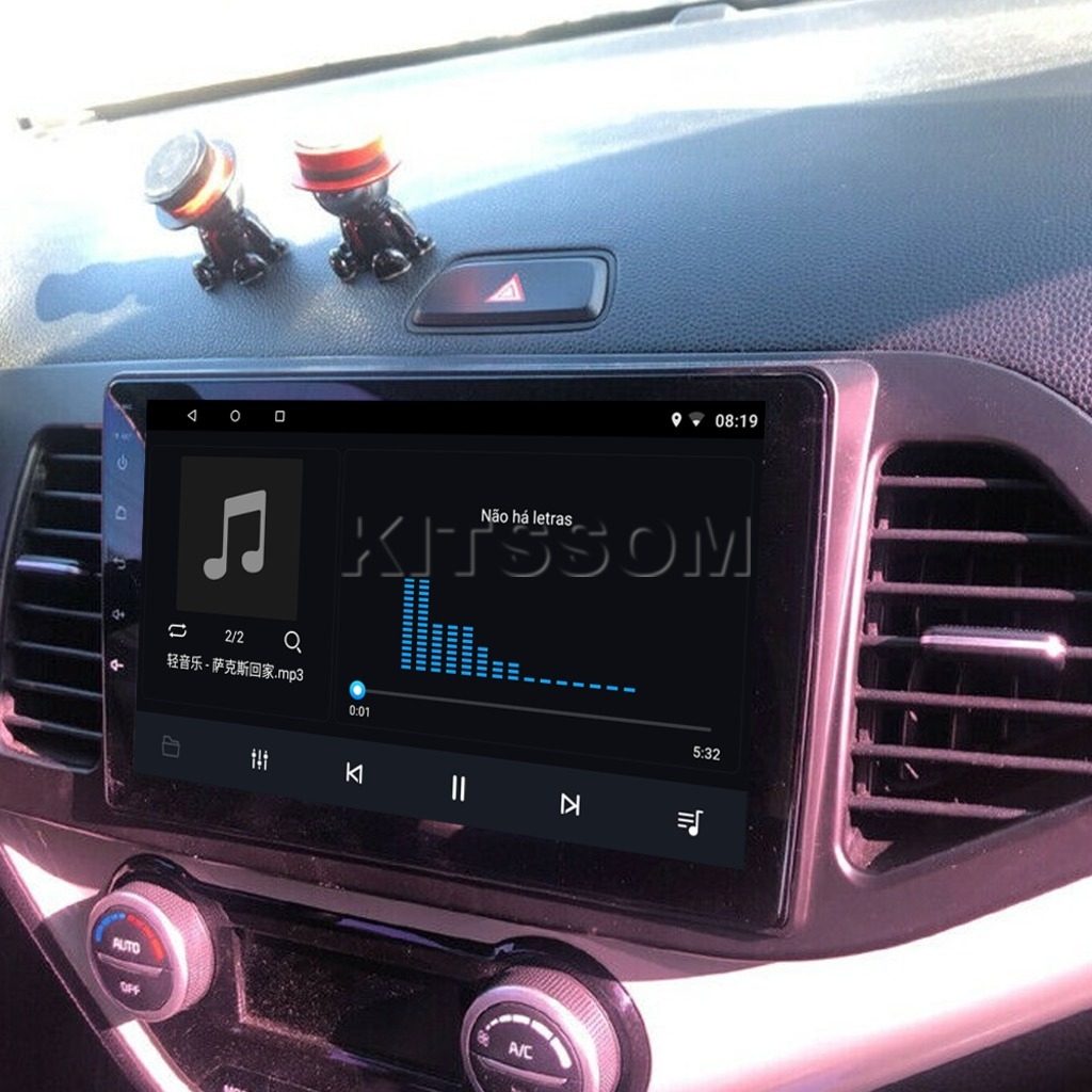 Multimídia Kia Picanto 2013 2014 2015 2016 2017 V2 Carplay 9" 2011 2012-V2 CAR AUDIO-Kitssom