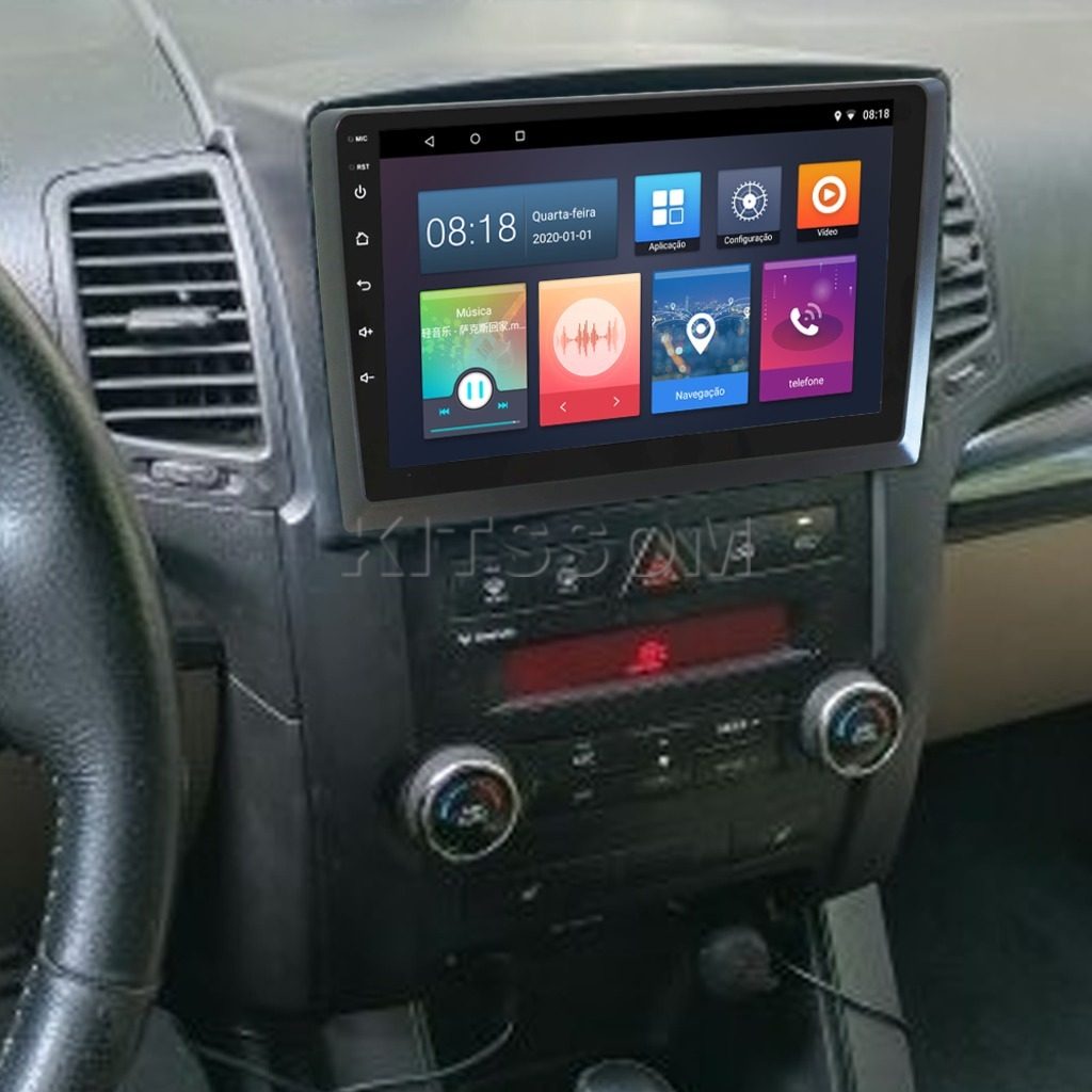 Multimídia Kia Sorento 2009 2010 2011 2012 V2 Carplay 9"-V2 CAR AUDIO-Kitssom