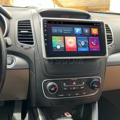 Multimídia Kia Sorento 2015 2016 com Ar na Tela V2 Carplay 9" 2013 2014-V2 CAR AUDIO-Kitssom