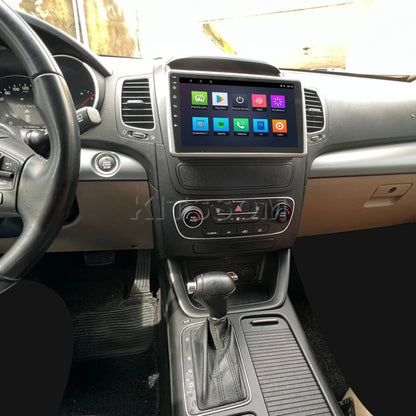 Multimídia Kia Sorento 2015 2016 com Ar na Tela V2 Carplay 9" 2013 2014-V2 CAR AUDIO-Kitssom