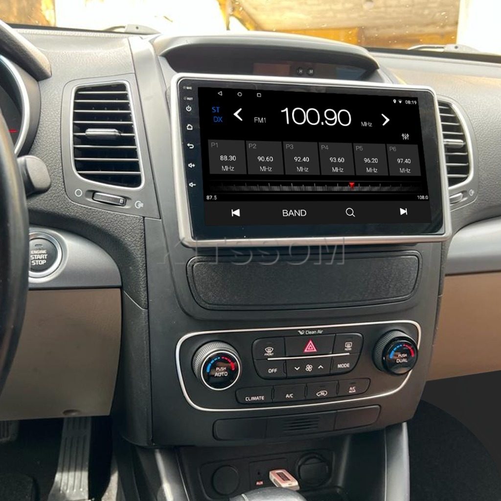 Multimídia Kia Sorento 2015 2016 com Ar na Tela V2 Carplay 9" 2013 2014-V2 CAR AUDIO-Kitssom