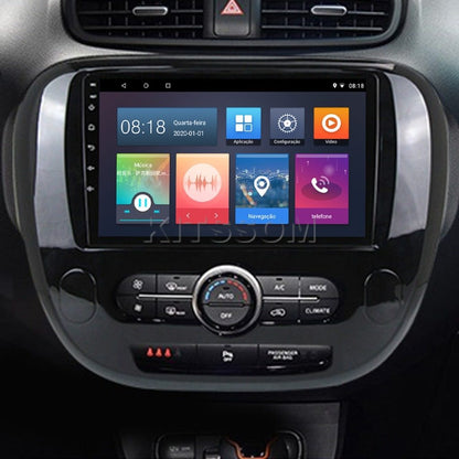 Multimídia Kia Soul 2014 2015 2016 2017 2018 2019 V2 Carplay 9"-V2 CAR AUDIO-Kitssom