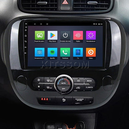 Multimídia Kia Soul 2014 2015 2016 2017 2018 2019 V2 Carplay 9"-V2 CAR AUDIO-Kitssom