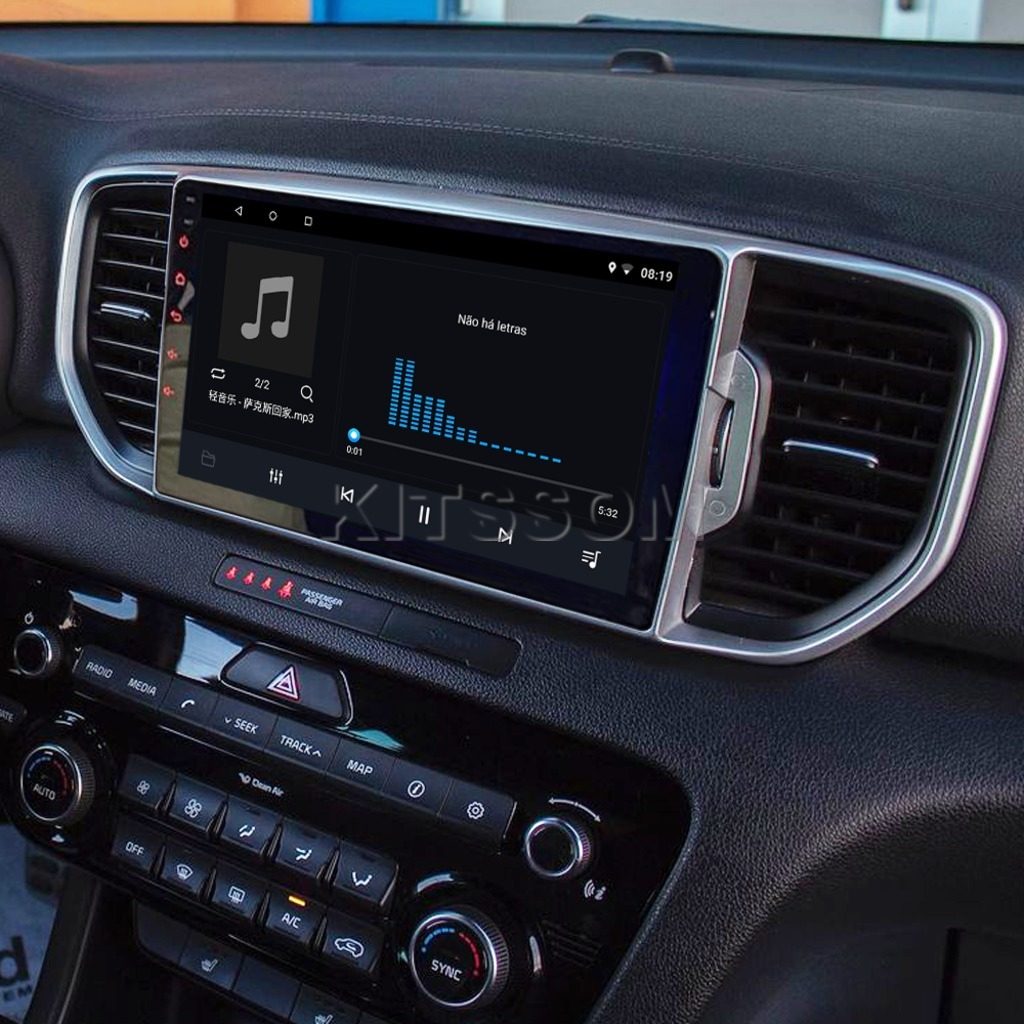 Multimídia Kia Sportage 2016 2017 2018 V2 Carplay 9"-V2 CAR AUDIO-Kitssom