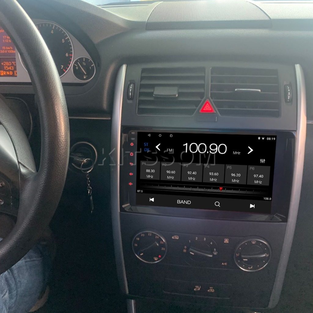 Multimídia Mercedes Benz A180 A200 2011 2012 2013 V2 Carplay 9" 2006 2007 2008 2009 2010-V2 CAR AUDIO-Kitssom