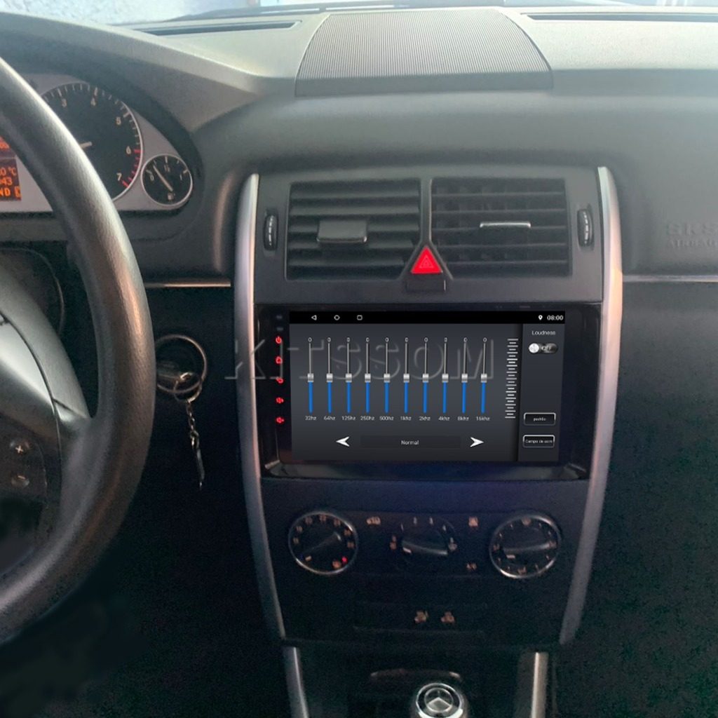 Multimídia Mercedes Benz B180 B200 2011 2012 2013 V2 Carplay 9" 2006 2007 2008 2009 2010-V2 CAR AUDIO-Kitssom
