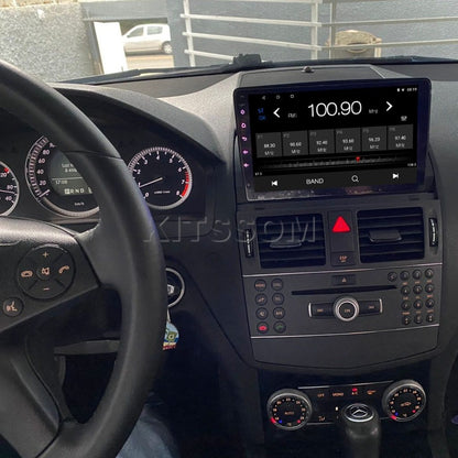 Multimídia Mercedes C180 C200 2008 2009 2010 2011 V2 Carplay 9"-V2 CAR AUDIO-Kitssom