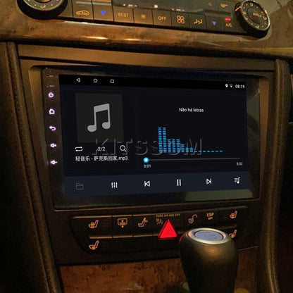 Multimídia Mercedes CLS Class W211 C219 2008 2009 V2 Carplay 9" 2001 2002 2003 2004 2005 2006 2007-V2 CAR AUDIO-Kitssom