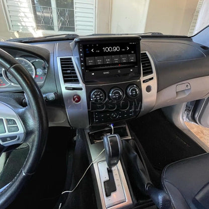 Multimídia L200 Pajero Dakar 2015 2016 2017 2018 V2 Carplay 9" 2008 2009 2010 2011 2012 2013 2014-V2 CAR AUDIO-Kitssom