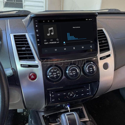 Multimídia L200 Pajero Dakar 2015 2016 2017 2018 V2 Carplay 9" 2008 2009 2010 2011 2012 2013 2014-V2 CAR AUDIO-Kitssom