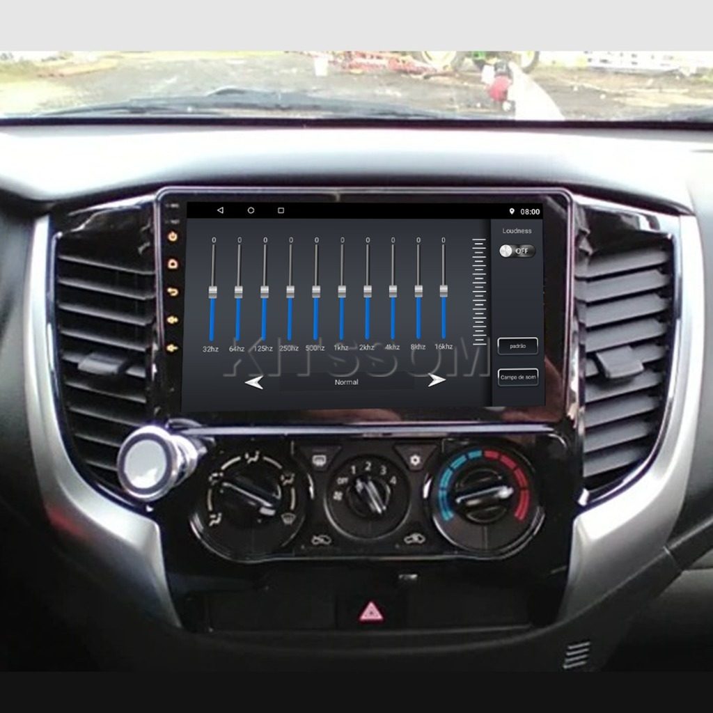 Multimídia L200 Triton 2020 2021 2022 2023 AC AN V2 Carplay 9" 2017 2018 2019-V2 CAR AUDIO-Kitssom