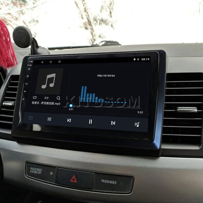 Multimídia Mitsubishi Lancer 2017 2018 2019 2020 V2 Carplay 9" 2009 2010 2011 2012 2013 2014 2015 2016-V2 CAR AUDIO-Kitssom