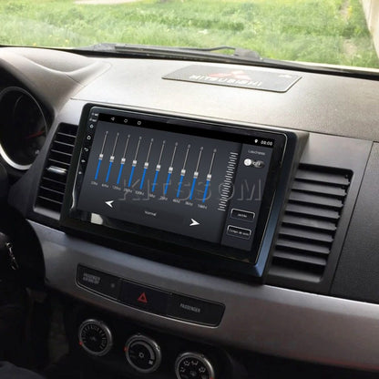 Multimídia Mitsubishi Lancer 2017 2018 2019 2020 V2 Carplay 9" 2009 2010 2011 2012 2013 2014 2015 2016-V2 CAR AUDIO-Kitssom