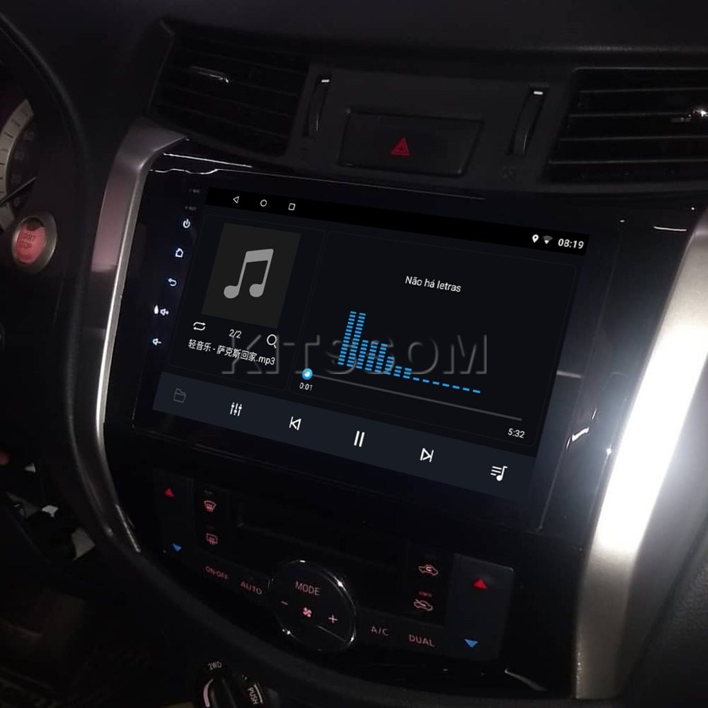 Multimídia Nissan Frontier 2020 2021 2022 2023 V2 Carplay 9" 2014 2015 2016 2017 2018 2019-V2 CAR AUDIO-Kitssom