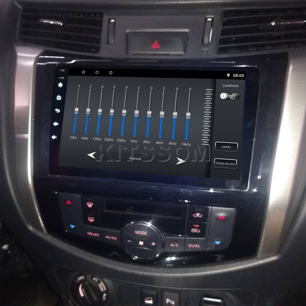 Multimídia Nissan Frontier 2020 2021 2022 2023 V2 Carplay 9" 2014 2015 2016 2017 2018 2019-V2 CAR AUDIO-Kitssom