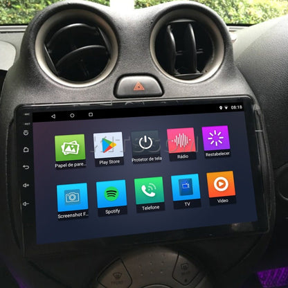 Multimídia Nissan March Versa 2011 2012 2013 2014 V2 Carplay 9" 2008 2009 2010-V2 CAR AUDIO-Kitssom