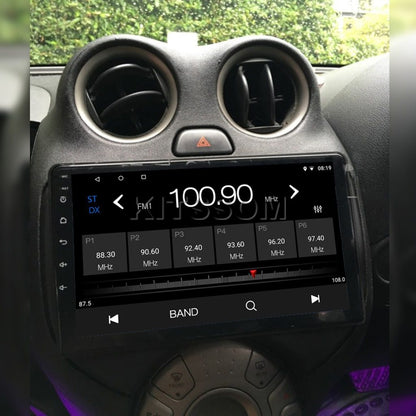 Multimídia Nissan March Versa 2011 2012 2013 2014 V2 Carplay 9" 2008 2009 2010-V2 CAR AUDIO-Kitssom