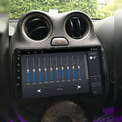 Multimídia Nissan March Versa 2011 2012 2013 2014 V2 Carplay 9" 2008 2009 2010-V2 CAR AUDIO-Kitssom