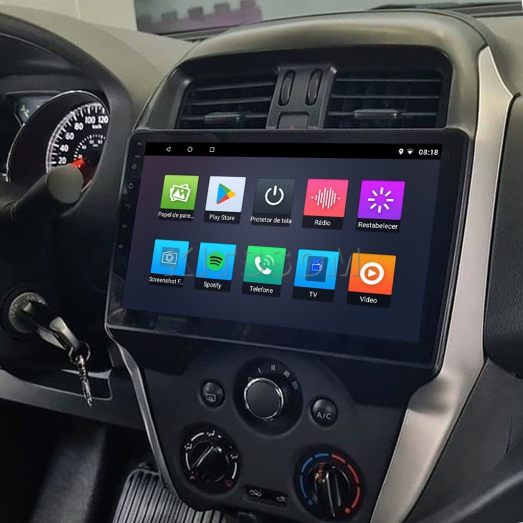 Multimídia March 2015 2016 2017 2018 2019 2020 V2 Carplay 9"-V2 CAR AUDIO-Kitssom