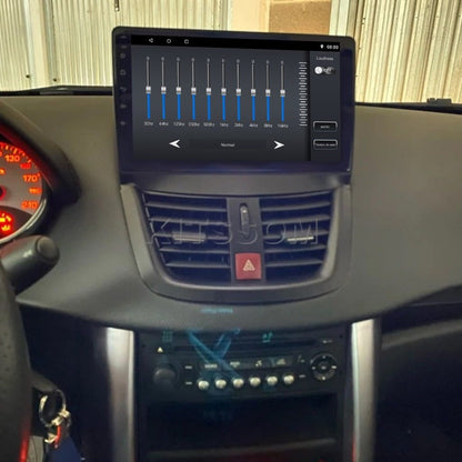 Multimídia Peugeot 207 2010 2011 2012 2013 2014 V2 Carplay 9" 2007 2008 2009-V2 CAR AUDIO-Kitssom