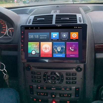 Multimídia Peugeot 407 2006 2007 2008 2009 2010 V2 Carplay 9" 2004 2005-V2 CAR AUDIO-Kitssom