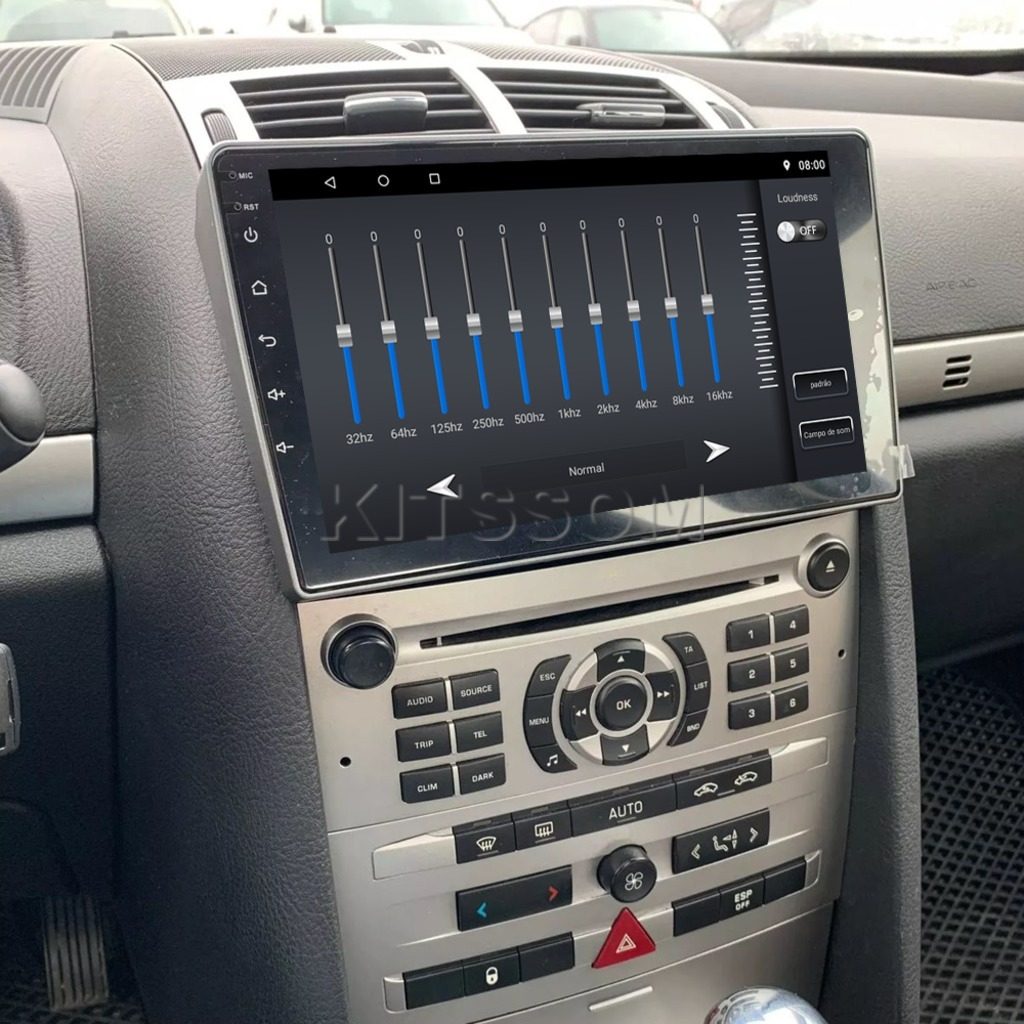 Multimídia Peugeot 407 2006 2007 2008 2009 2010 V2 Carplay 9" 2004 2005-V2 CAR AUDIO-Kitssom