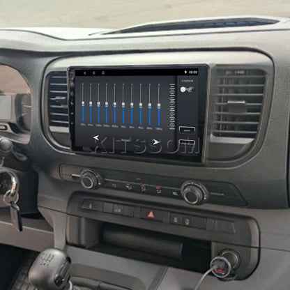 Multimídia Peugeot Expert 2019 2020 2021 2022 2023 2024 V2 Carplay 9" 2016 2017 2018-V2 CAR AUDIO-Kitssom