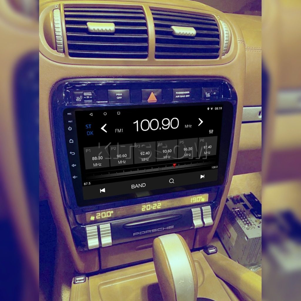 Multimídia Porsche Cayenne 2010 2011 2012 2013 V2 Carplay 9" 2002 2003 2004 2005 2006 2007 2008 2009-V2 CAR AUDIO-Kitssom
