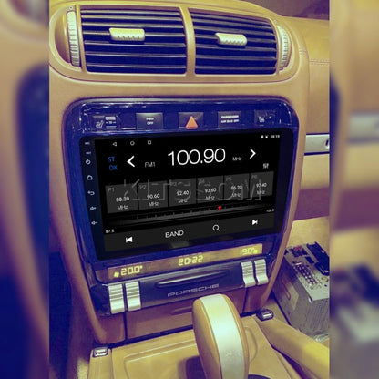 Multimídia Porsche Cayenne 2010 2011 2012 2013 V2 Carplay 9" 2002 2003 2004 2005 2006 2007 2008 2009-V2 CAR AUDIO-Kitssom