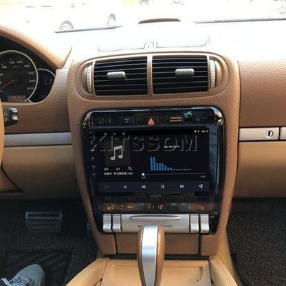 Multimídia Porsche Cayenne 2010 2011 2012 2013 V2 Carplay 9" 2002 2003 2004 2005 2006 2007 2008 2009-V2 CAR AUDIO-Kitssom