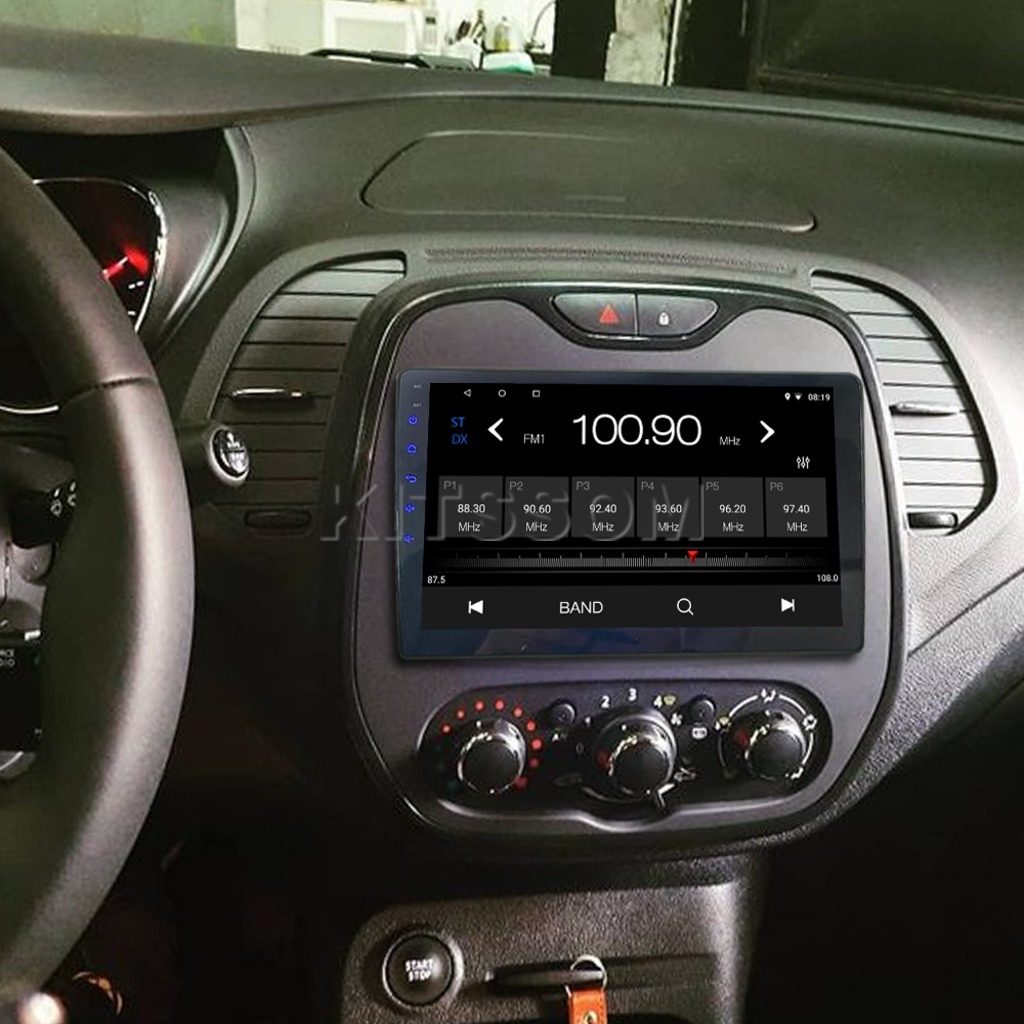 Multimídia Captur 2019 2020 2021 2022 Avançada V2 Carplay 9" 2014 2015 2016 2017 2018-V2 CAR AUDIO-Kitssom