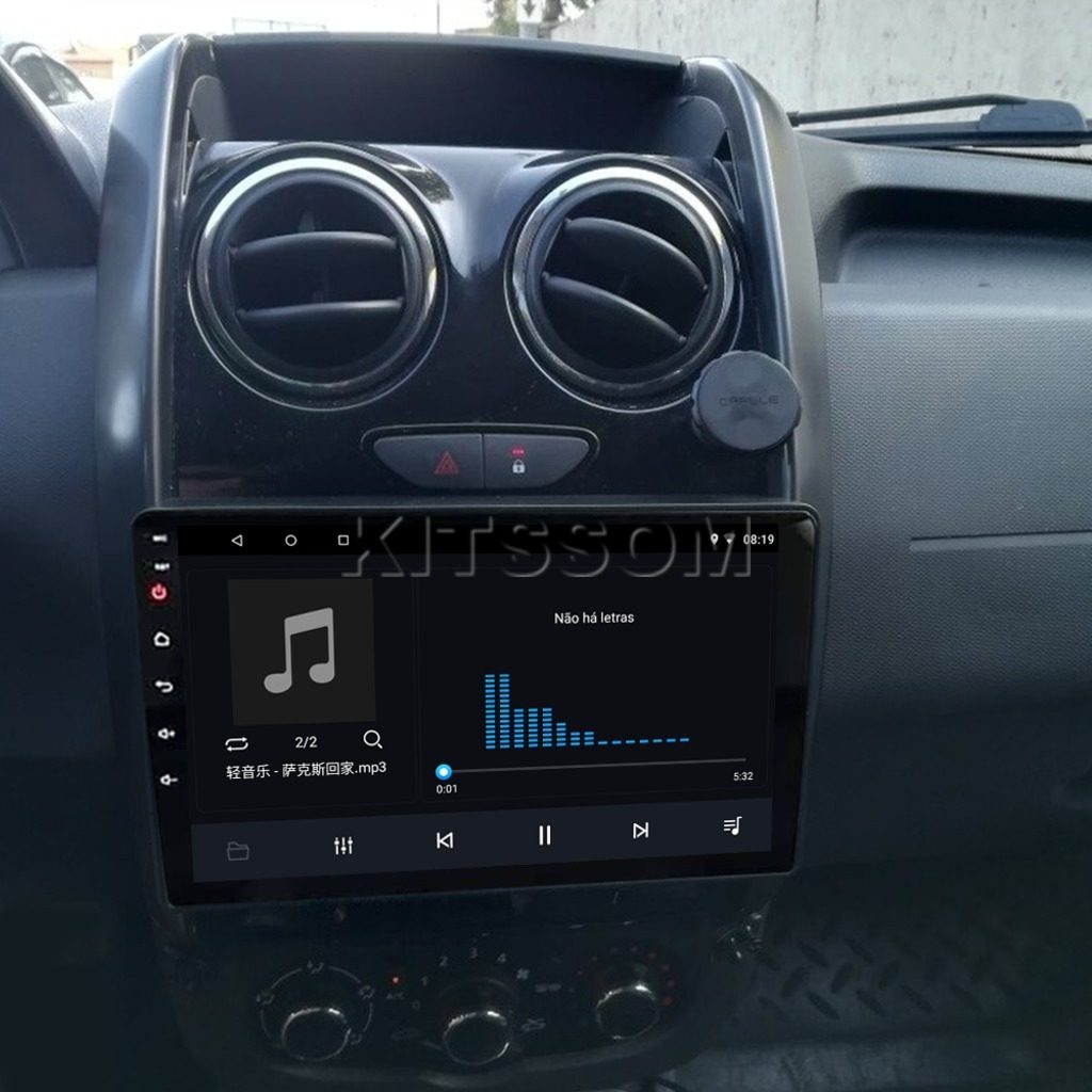 Multimídia Duster 2015 2016 2017 2018 2019 2020 V2 Carplay 9"-V2 CAR AUDIO-Kitssom