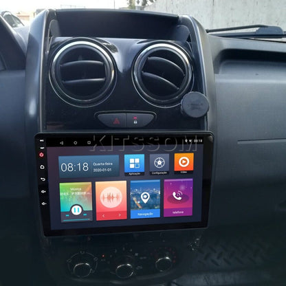 Multimidia Duster Oroch 2016 2017 2018 2019 2020 V2 Carplay 9" 2015-V2 CAR AUDIO-Kitssom