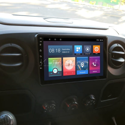 Multimídia Renault Master 2020 2021 2022 2023 V2 Carplay 9" 2013 2014 2015 2016 2017 2018 2019-V2 CAR AUDIO-Kitssom