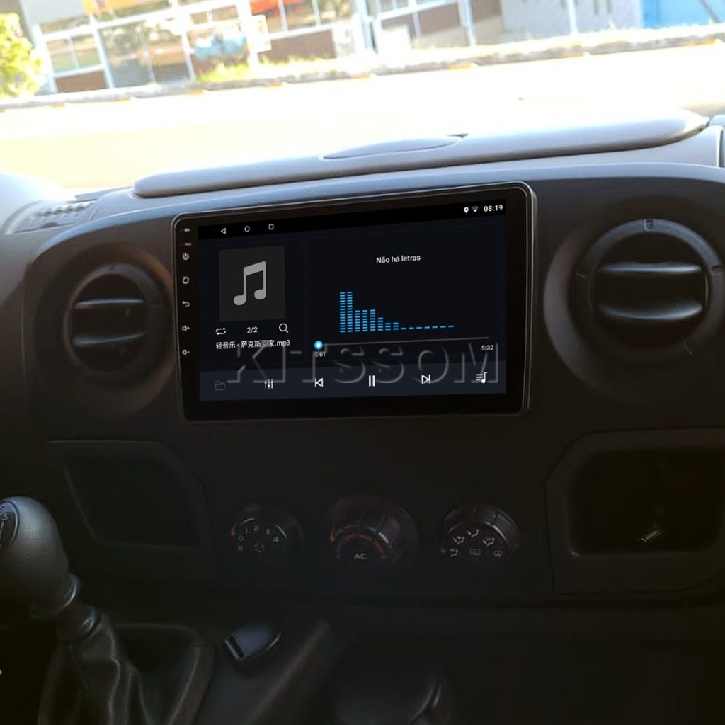 Multimídia Renault Master 2020 2021 2022 2023 V2 Carplay 9" 2013 2014 2015 2016 2017 2018 2019-V2 CAR AUDIO-Kitssom