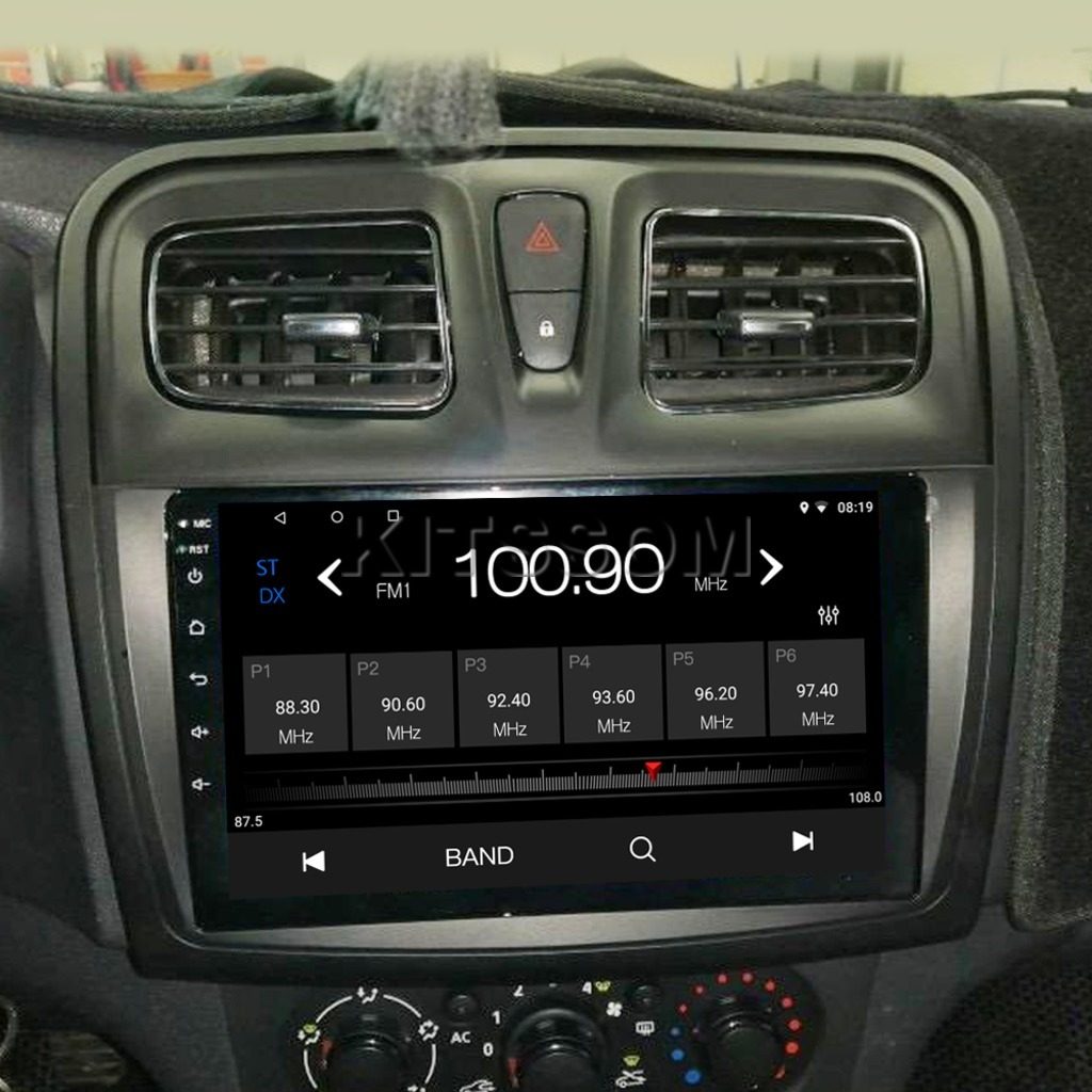 Multimídia Sandero Logan 2019 2020 2021 2022 2023 V2 Carplay 9" 2014 2015 2016 2017 2018-V2 CAR AUDIO-Kitssom