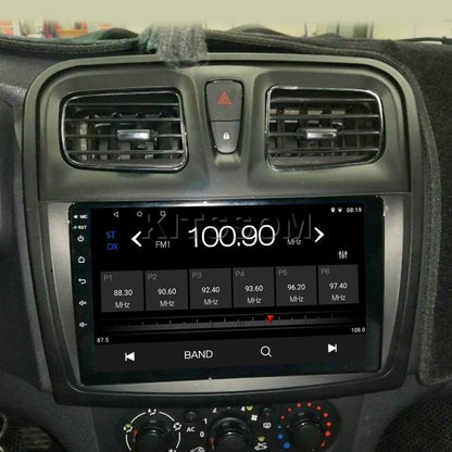 Multimídia Sandero Logan 2019 2020 2021 2022 2023 V2 Carplay 9" 2014 2015 2016 2017 2018-V2 CAR AUDIO-Kitssom