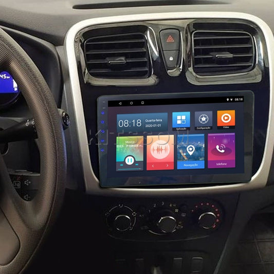 Multimídia Sandero Logan 2021 2022 2023 Avançada V2 Carplay 9" 2014 2015 2016 2017 2018 2019 2020-V2 CAR AUDIO-Kitssom