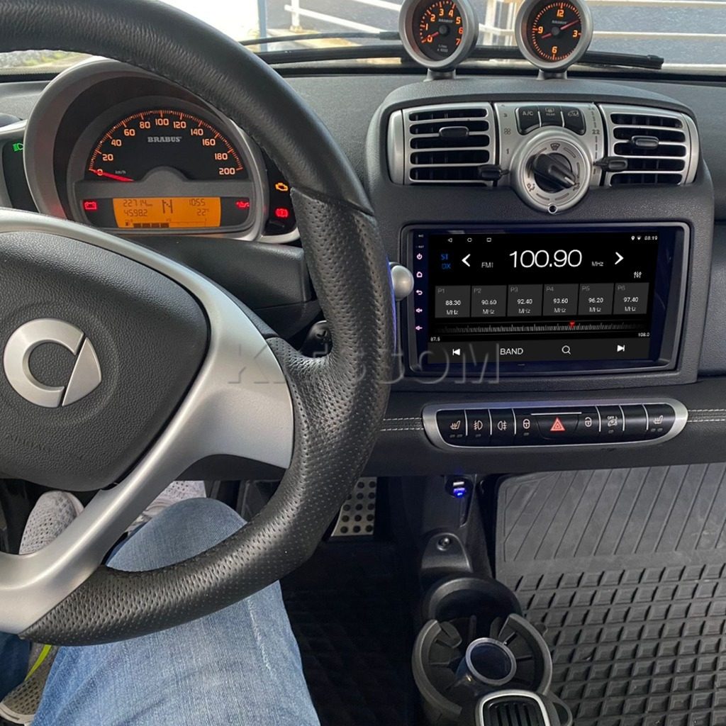 Multimídia Smart Fortwo 2006 2007 2008 2009 2010 V2 Carplay 9" 2005-V2 CAR AUDIO-Kitssom