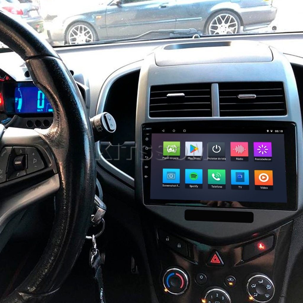 Multimídia Sonic 2011 2012 2013 2014 2015 2016 V2 Carplay 9"-V2 CAR AUDIO-Kitssom