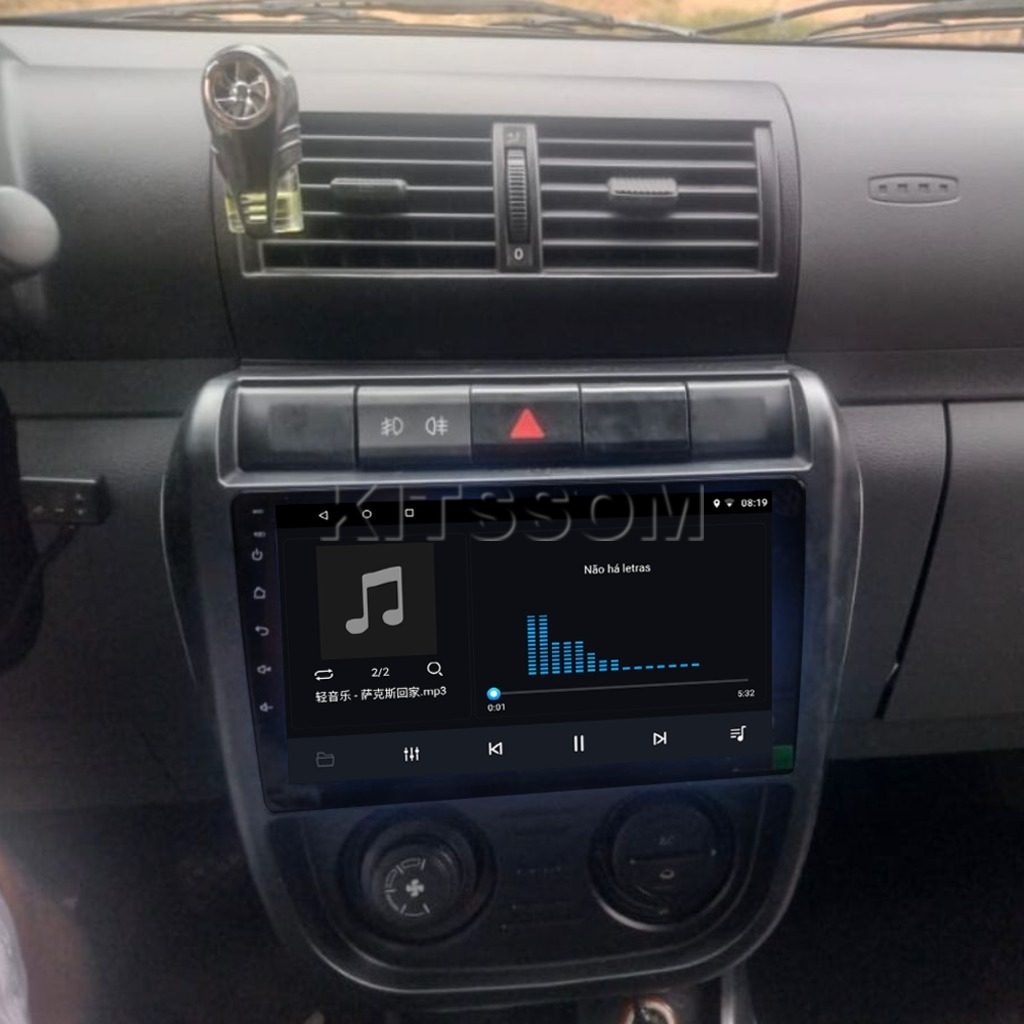 Multimídia Spacefox 2005 2006 2007 2008 2009 2010 V2 Carplay 9" 2004-V2 CAR AUDIO-Kitssom
