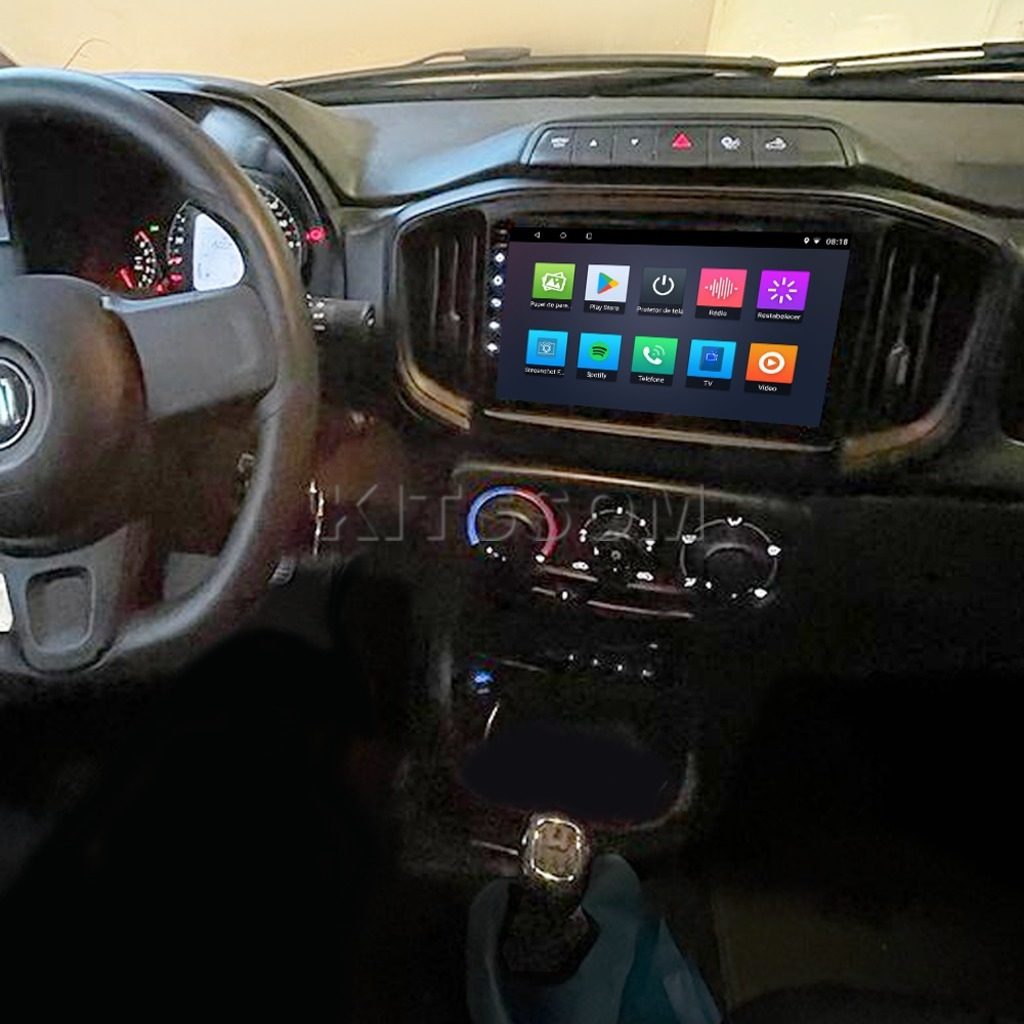 Multimídia Fiat Strada 2020 2021 2022 V2 Carplay 9"-V2 CAR AUDIO-Kitssom
