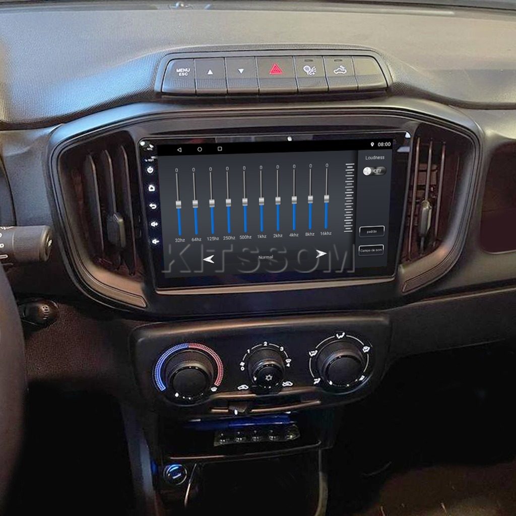 Multimídia Fiat Strada 2020 2021 2022 V2 Carplay 9"-V2 CAR AUDIO-Kitssom
