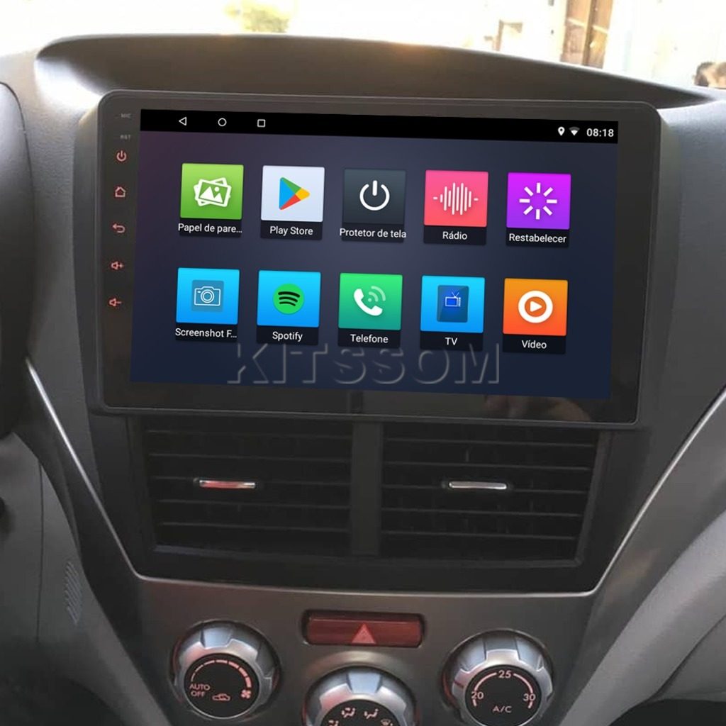 Multimídia Subaru Forester Impreza 2011 2012 2013 V2 Carplay 9" 2008 2009 2010-V2 CAR AUDIO-Kitssom
