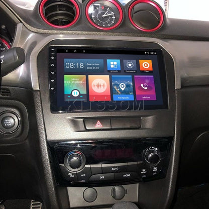 Multimídia Vitara 2018 2019 2020 2021 2022 2023 V2 Carplay 9" 2016 2017-V2 CAR AUDIO-Kitssom