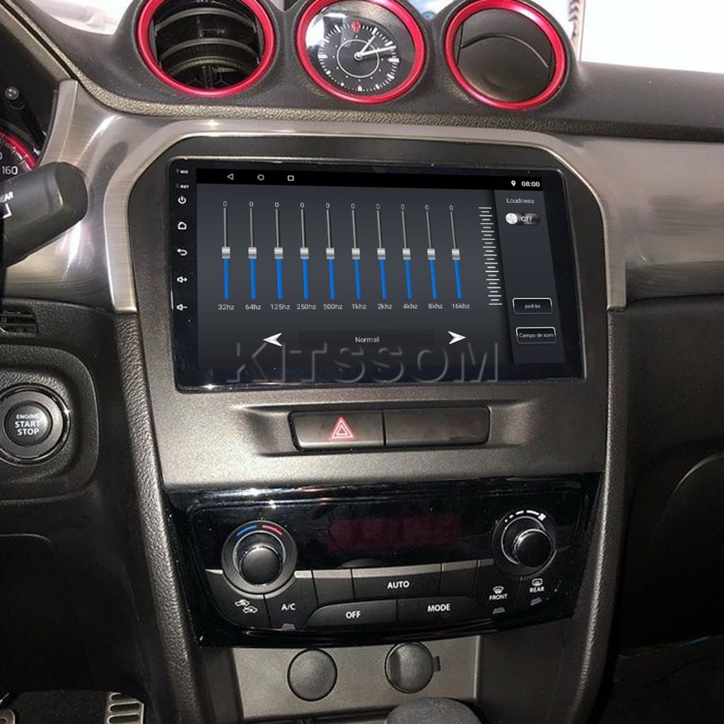 Multimídia Vitara 2018 2019 2020 2021 2022 2023 V2 Carplay 9" 2016 2017-V2 CAR AUDIO-Kitssom