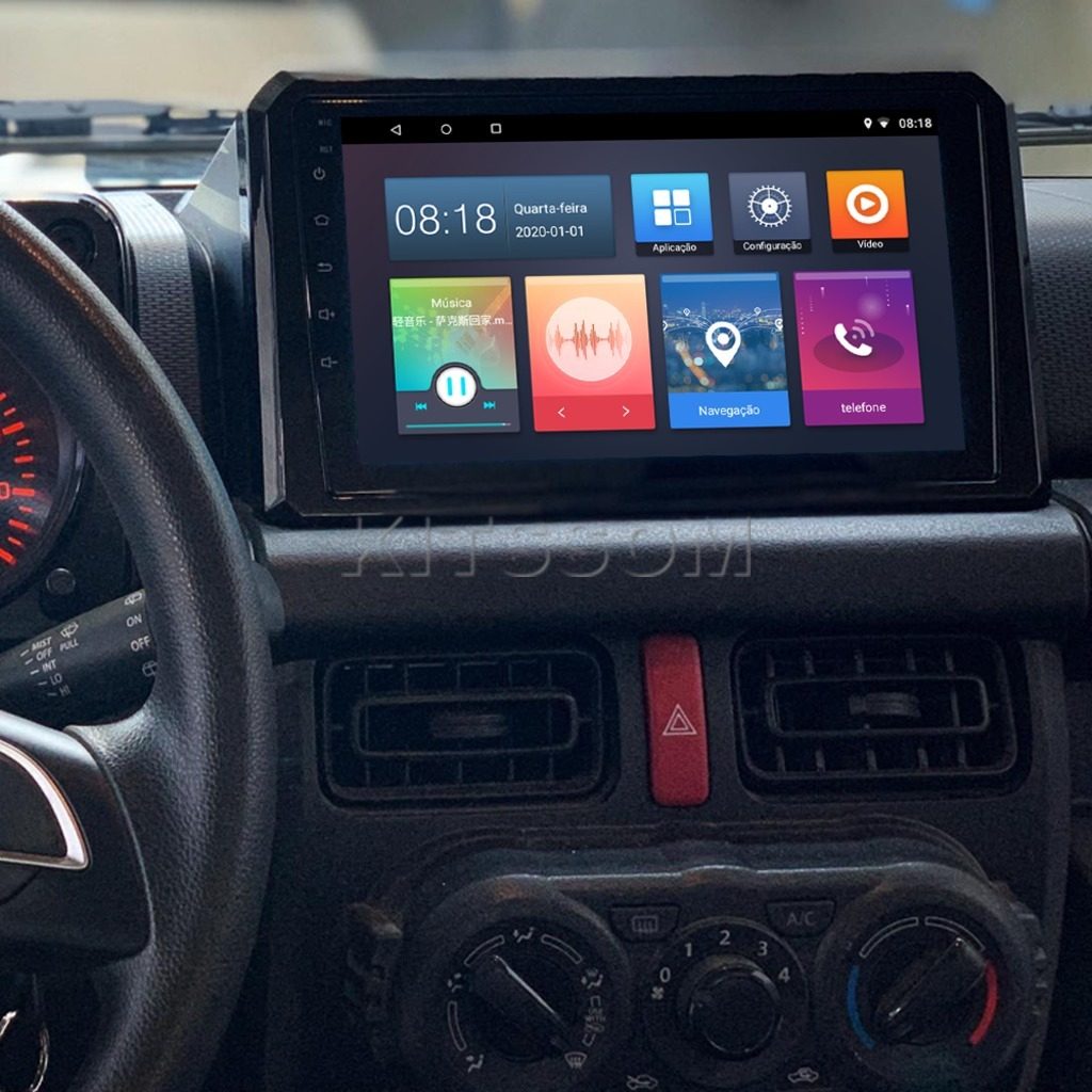 Multimídia Suzuki Jimmy 2019 2020 2021 2022 2023 V2 Carplay 9" 2018-V2 CAR AUDIO-Kitssom