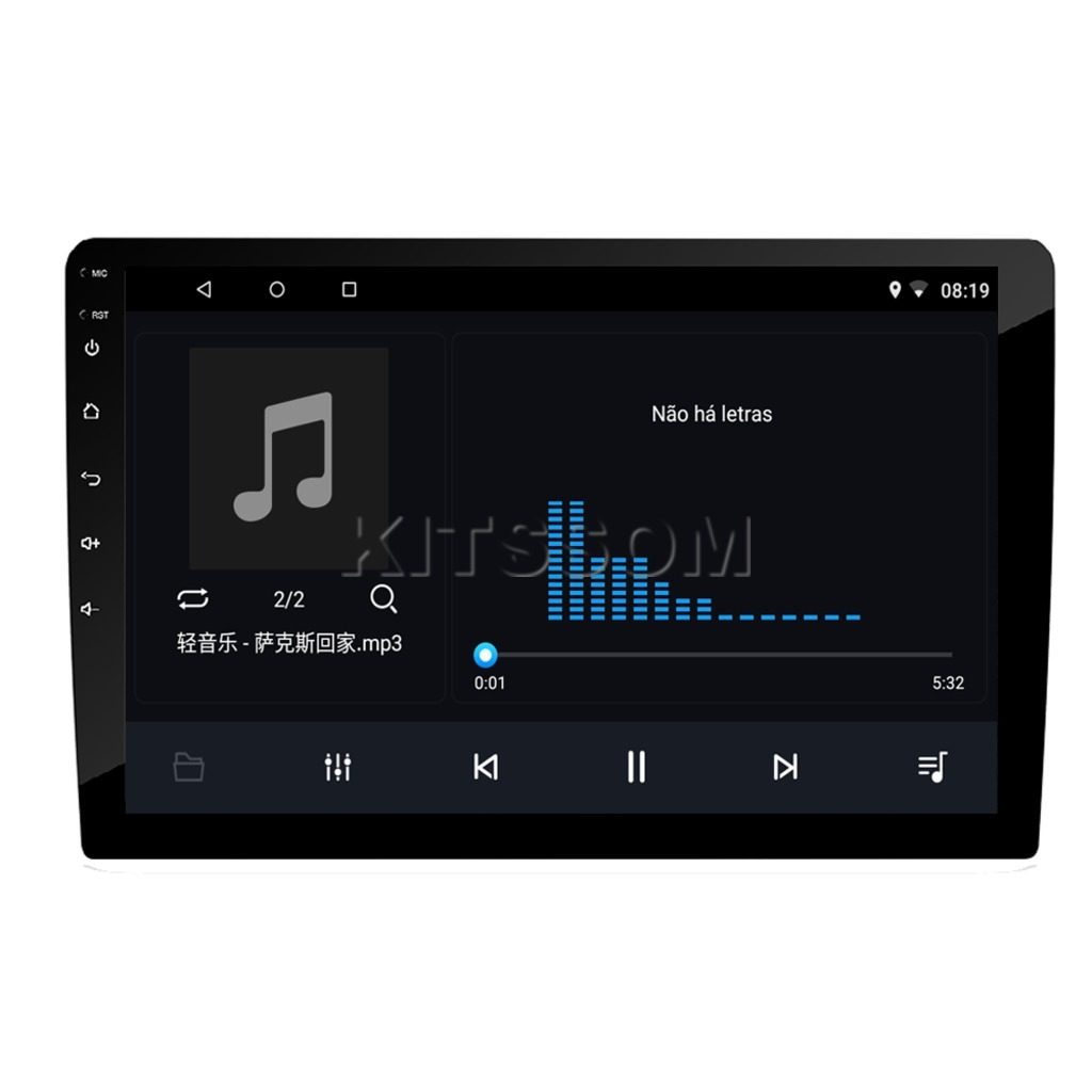 Multimídia Pad Universal Carplay Android Auto V2 Carplay 9"-V2 CAR AUDIO-Kitssom